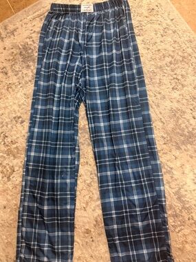 Wild Things Blue Plaid Pajama Pants- Blue Plaid, S